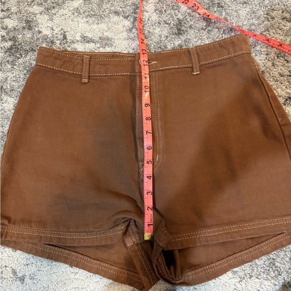 PRINCESS POLLY DARBY A LINE SHORT BROWN, US 8 - Picture 6 of 6